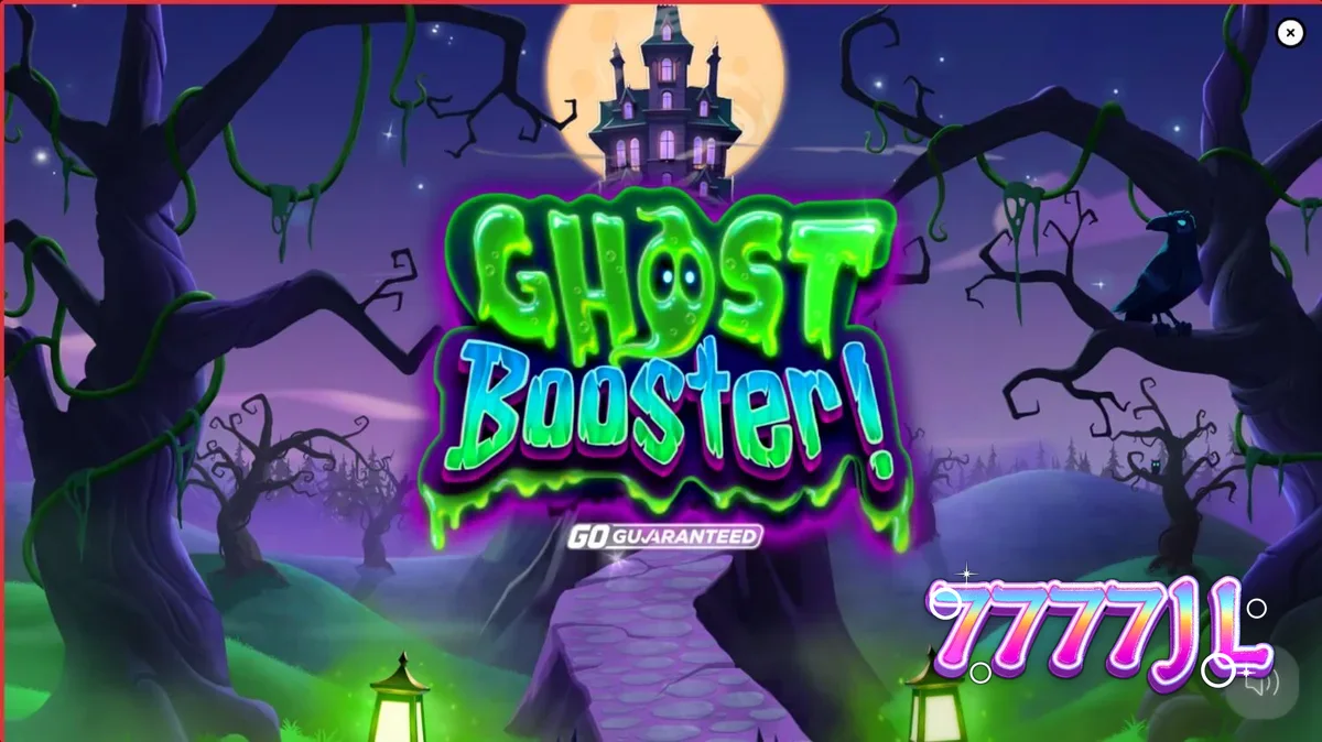 Ghost Booster slot game screen na may mga makukulay na multo at pumpkins
